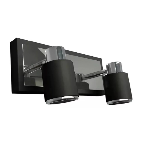 
APLIQUE 2 LUCES GU10  NEGRO  JULITA